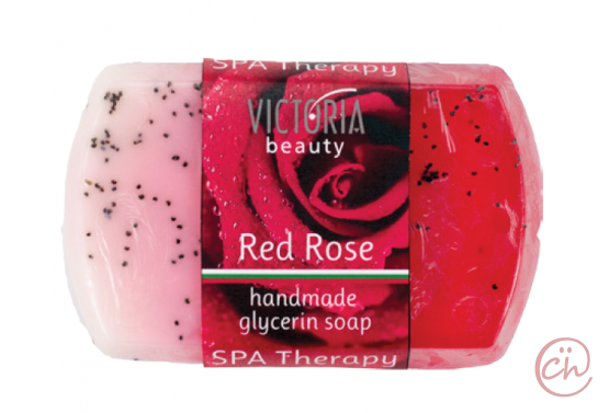 Глицеринов сапун Червена Роза 70g - Victoria Beauty